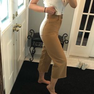 Community khaki pants from aritzia